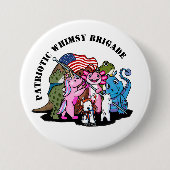 Patriotic Whimsy Brigade Button (Vorderseite)