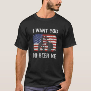 Patriotic Wollte ich dich, mich lustig gestört zu  T-Shirt