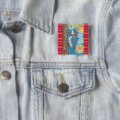 PATRIOTIC WOODPECKER & FIREWORKS BUTTON Square (Beispiel)
