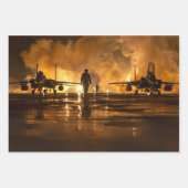 Patriotic Wrapping Paper for Decoupage 3 Sheets  Geschenkpapier Set (Vorderseite 2)