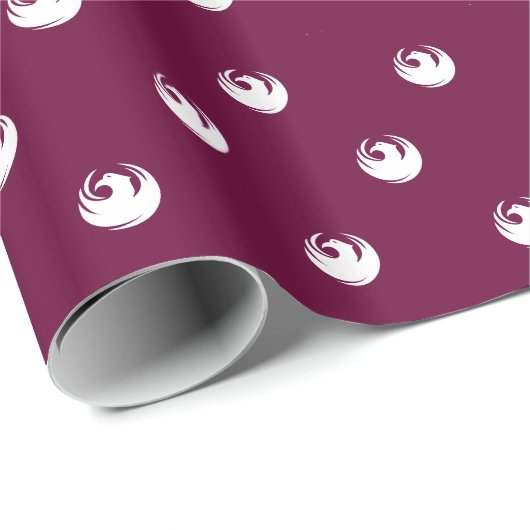 Patriotic wrapping paper with Flag of Phoenix City Geschenkpapier (Rolleneckpunkt)
