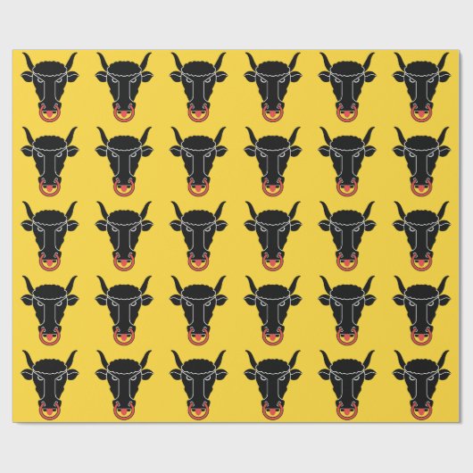 Patriotic wrapping paper with Flag of Uri Geschenkpapier (Flach)