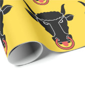Patriotic wrapping paper with Flag of Uri Geschenkpapier (Rolleneckpunkt)