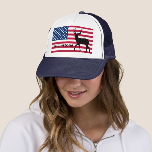 Patriotic Yellowstone Hat Truckerkappe (Beispiel)