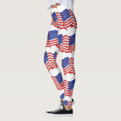Patriotic Yoga Lady Leggings (Links)