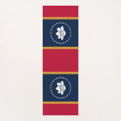 Patriotic Yoga Mats with flag of Mississippi State Yogamatte (Vorderseite)