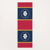 Patriotic Yoga Mats with flag of Mississippi State Yogamatte (Rückseite)