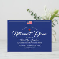 Patriotikamerikaner | Blue Theme Retirement Dinner
