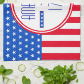 Patriotikamerikaner Geschirrtuch (Gefaltet)