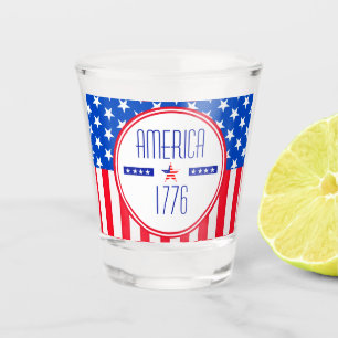 Patriotikamerikaner Schnapsglas