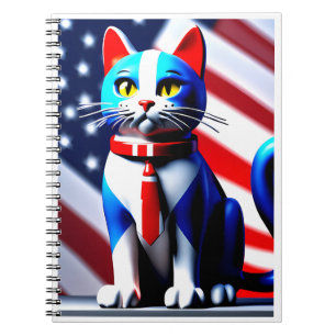 Patriotikkatze Notizblock