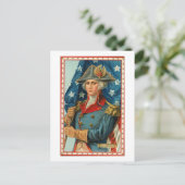 Patriotisch 1 postkarte (Stehend Vorderseite)