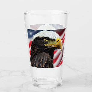 Patriotisch/Adler/Amerikanisch/USA Glas