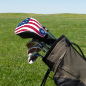 Patriotisch American Red White Blue Custom Monogra Golf Headcover (In SItu)