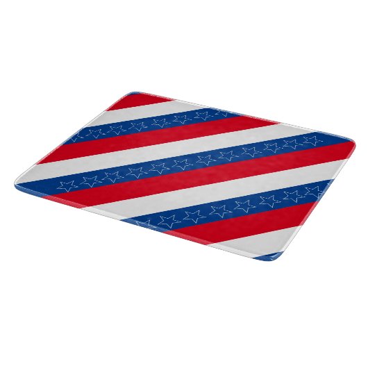 Patriotisch/Amerikanisch Schneidebrett (Ecke)