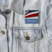 Patriotisch, amerikanische Flagge Button (Beispiel)