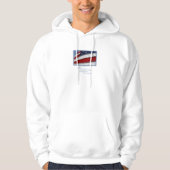 Patriotisch, amerikanische Flagge Hoodie (Vorderseite)