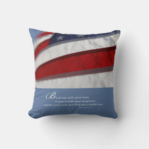 Patriotisch, amerikanische Flagge Kissen