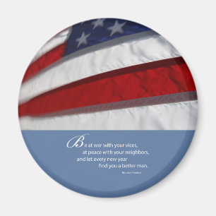 Patriotisch, amerikanische Flagge Magnet