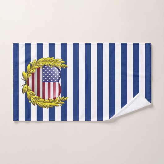 Patriotisch Badhandtuch Set (Handtuch)