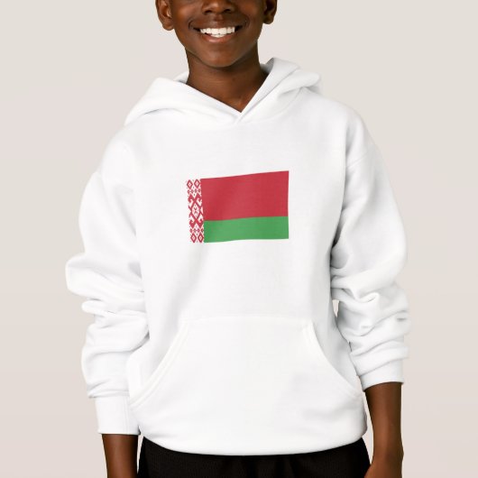 Patriotisch belarussische Flagge Hoodie (Vorderseite)