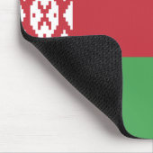 Patriotisch belarussische Flagge Maus Pad Mousepad (Ecke)