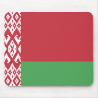 Patriotisch belarussische Flagge Maus Pad