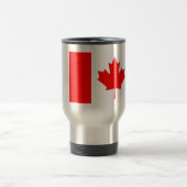 Patriotisch die kanadische Flagge Reisebecher (Mittel)