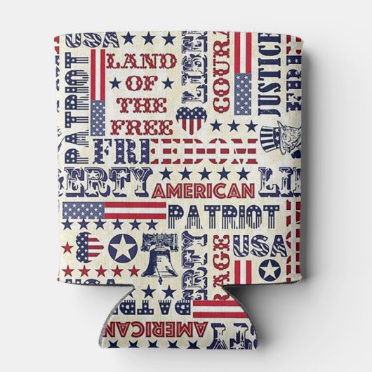 Patriotisch Dosenkühler (Rückseite)