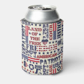 Patriotisch Dosenkühler (Kanne Rückseite)