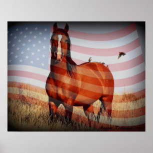 Patriotisch ehrenwertes Poster (ohne Schriftart)