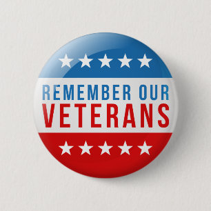 Patriotisch erinnern Sie sich an unsere Button