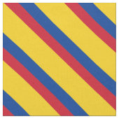 Patriotisch: Flagge Kolumbiens Stoff (Nahaufnahme)