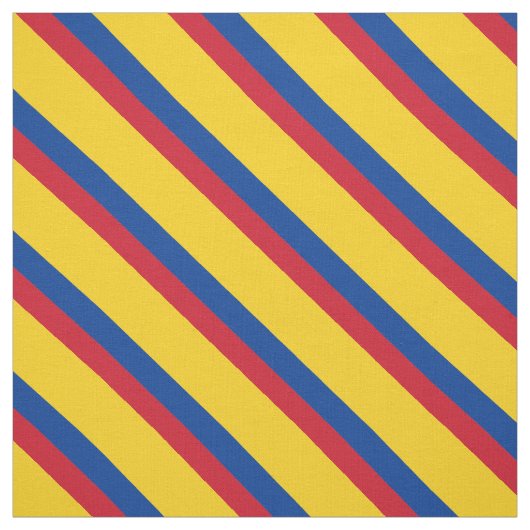 Patriotisch: Flagge Kolumbiens Stoff (Muster)