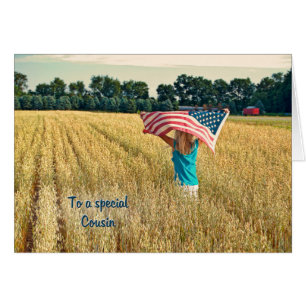 Patriotisch für Cousin