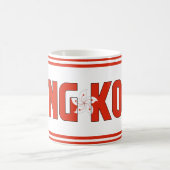 Patriotisch für die nationale Flagge Hongkongs Kaffeetasse (Mittel)