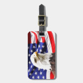 Patriotisch Gepäckanhänger (Vorderseite vertikal)