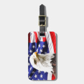 Patriotisch Gepäckanhänger (Vorderseite vertikal)