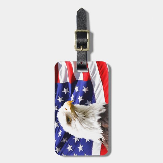 Patriotisch Gepäckanhänger (Vorderseite vertikal)