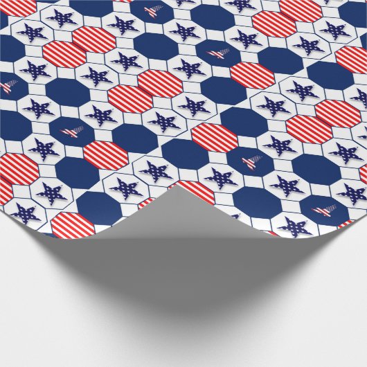 Patriotisch Geschenkpapier (Ecke)