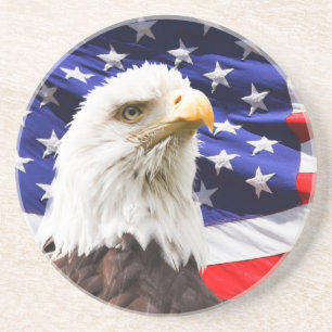 Patriotisch Getränkeuntersetzer