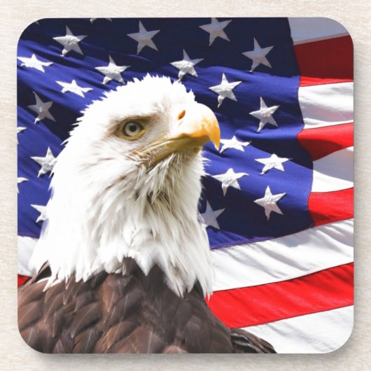 Patriotisch Getränkeuntersetzer (Vorderseite)