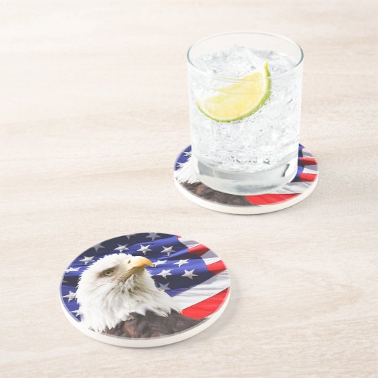 Patriotisch Getränkeuntersetzer (Seite)