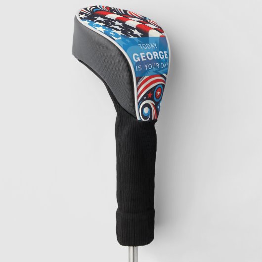 Patriotisch Golf Headcover (angewinkelt)
