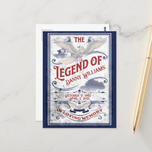 Patriotisch In Liebender Erinnerung Veteranen Beer Postkarte