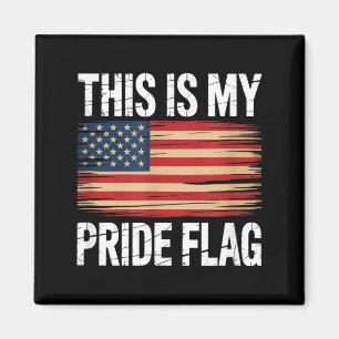 Patriotisch ist das Stolz-Flagge USA amerikanisch Magnet