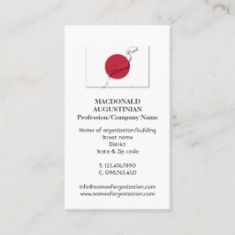 Patriotisch | JAPAN FLAG | Foto-Visitenkarte Visitenkarte