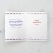Patriotisch Juli 4. Karte (Innenseite)