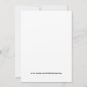 Patriotisch kariert einladung (Rückseite)