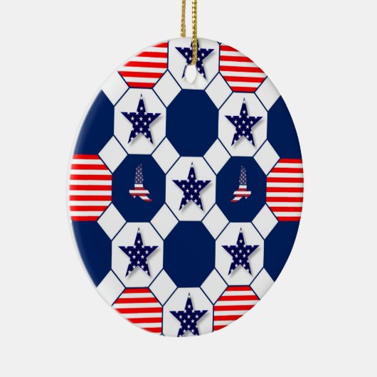 Patriotisch Keramik Ornament (Rechts)